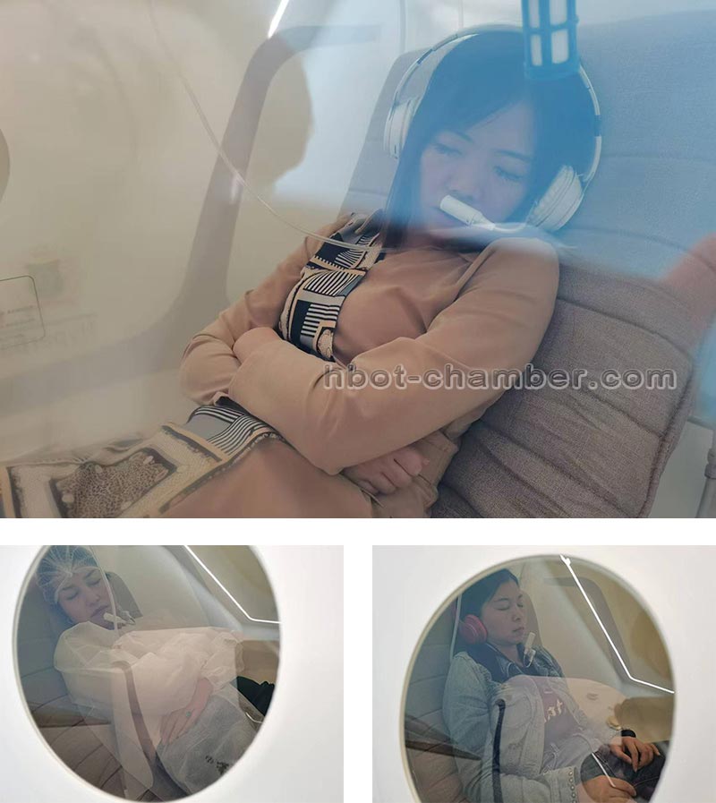 1.5 ATA Monoplace Sitting Mild Hyperbaric Oxygen Chamber for Wellness