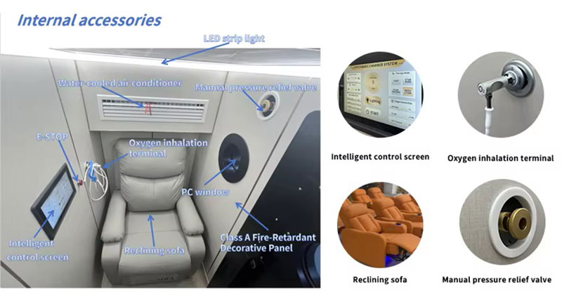 2 ATA Personal Hyperbaric Oxygen Chamber for Sale Wound Care HBOT Device at Home
